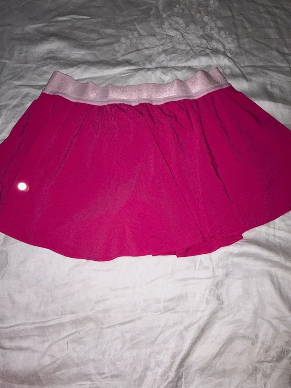 Like new Lululemon Court Rival High-Rise Skirt pink Tennis Running Womens Size 1